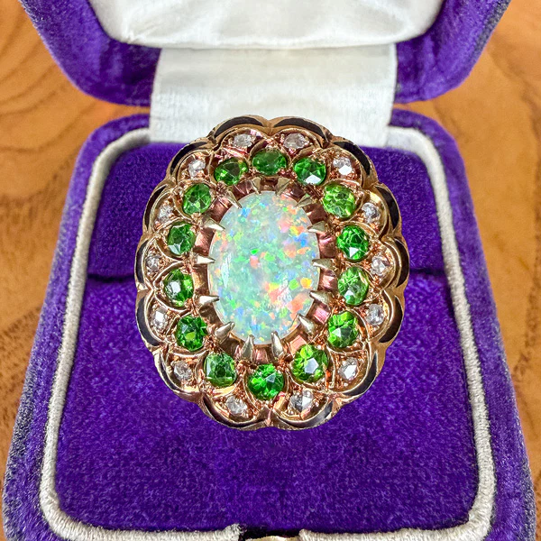 Vintage Victorian Revival Opal Ring